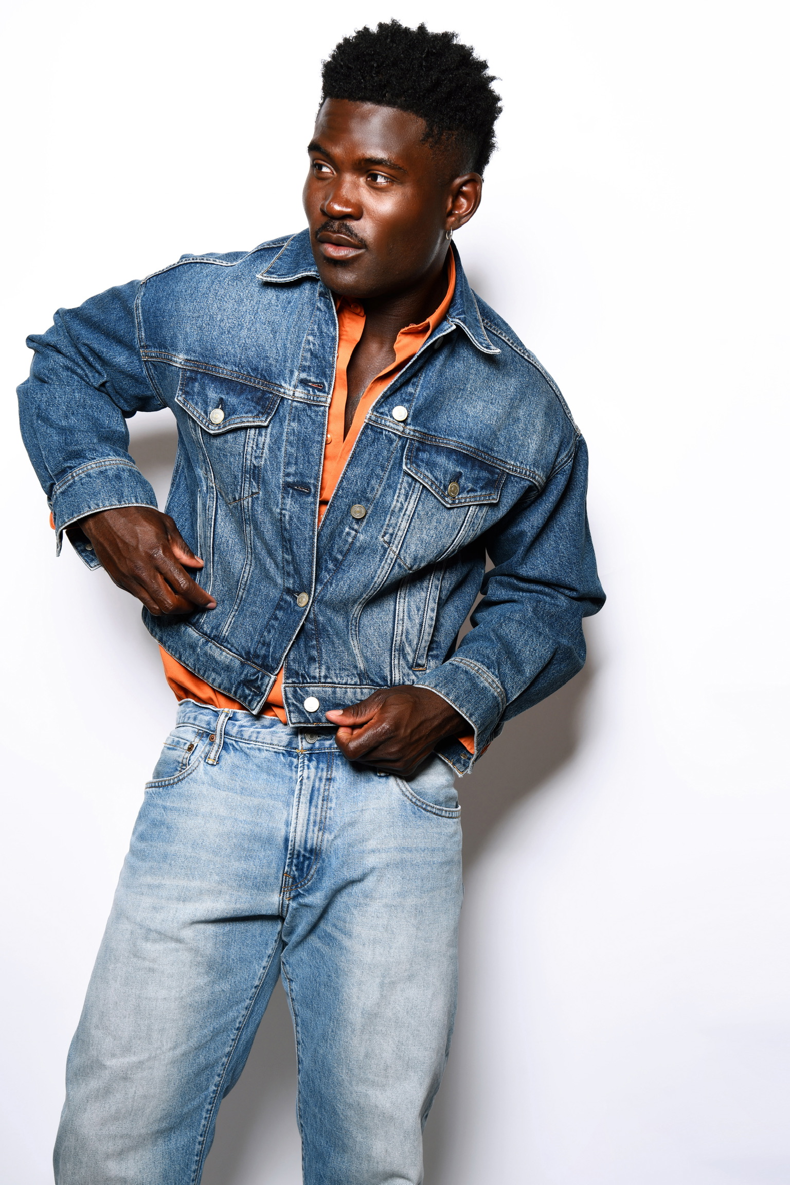 Joseph Foley — denim jacket editorial